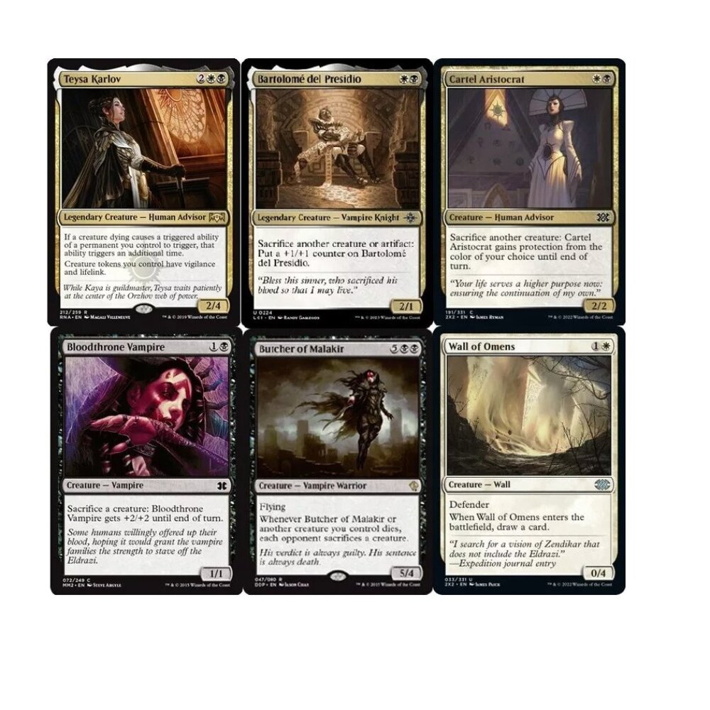 MTG Commander EDH Deck Teysa Karlov 100 Cards Aristocrat Custom Deck B/W - Magic